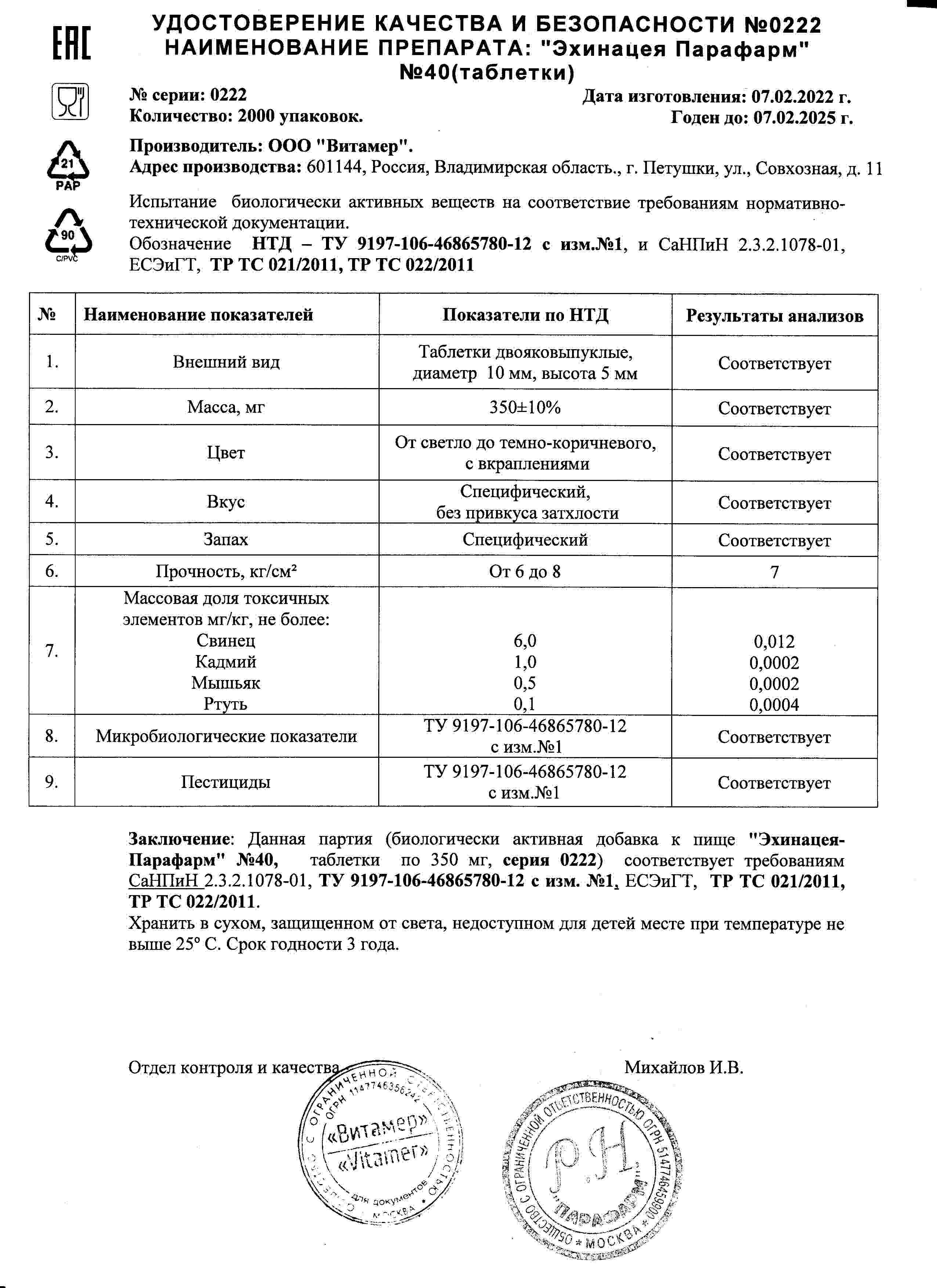 Паспорт №022022